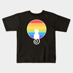 Proud Cat LGBTQ Kids T-Shirt